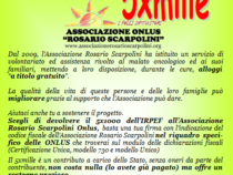 Scegli di destinare il tuo 5×1000 all’Associazione Rosario Scarpolini Onlus per la gestione e le attività connesse all’ospitalità riservata al malato oncologico e ai loro familiari.