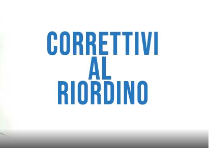 Ecco le tabelle del correttivo riordino approvato