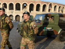 Addestramento militare lungo i Bastioni