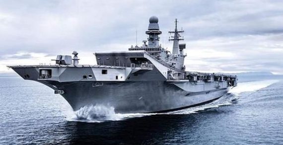 Marina militare: consegnata la nuova portaerei Trieste