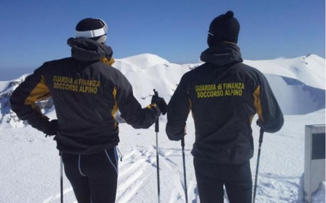GDF: tragedia in montagna per tre finanzieri