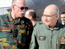 Aeronautica: Il Gen. Belga Compernol in visita al 32° Stormo