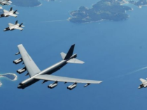 Geopolitica: un bombardiere B-52 americano ha sorvolato i cieli italiani