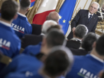 Sport: 7^edizione dei Giochi Mondiali Militari, Mattarella consegna il Tricolore agli azzurri