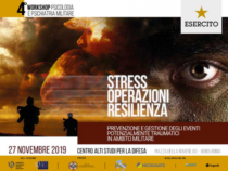 Convegno a Roma: Prevenzione e gestione degli eventi potenzialmente traumatici in ambito militare