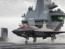 Esteri: Recuperato l’F-35B inglese precipato in mare durante il decollo dalla portaerei HMS Queen Elizabeth