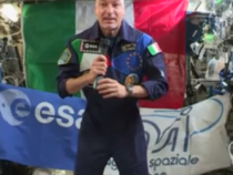 Luca Parmitano in collegamento dalla Iss con il premier Giuseppe Conte