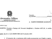 Procedure d’impiego del Personale AM in ambito Nazionale