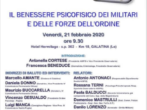 Galatina: Importante convegno sul benessere psicofisico dei militari e delle forze dell’ordine