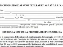 Covid-19: Cambia nuovamente il modulo per l’autocertificazione