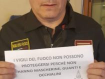 Vigili del fuoco a rischio contagio: Costretti a proteggersi dal virus con il casco antifiamme