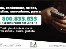 Emergenza Covid-19: Ministero della Salute e Protezione civile attivano un numero verde per il supporto psicologico