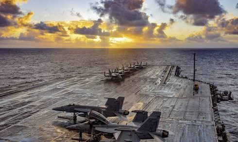 Cade aereo militare degli USA nel Mediterraneo