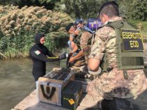 Bonifica di residuati bellici sul lago di Castel Gandolfo