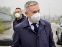 Difesa: Il Ministro Lorenzo Guerini in visita al Drive Through di Lodi e di Milano