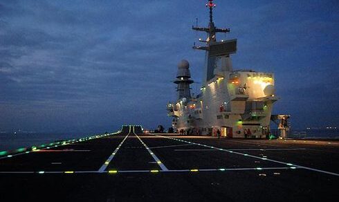 Marina Militare: la portaerei Covour in rotta per il pacifico