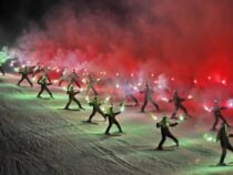 Mondiali sci di Cortina 2021: Il saluto degli uomini e donne delle Truppe Alpine dell’Esercito Italiano
