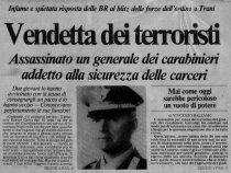 Cronaca: 41 anni fa le BR uccisero il Generale Enrico Galvaligi