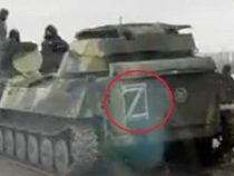 Ucraina: La misteriosa “Z” in vernice bianca sui tank russi al confine