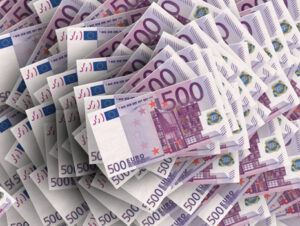 euro piramide di soldi per i dirigenti